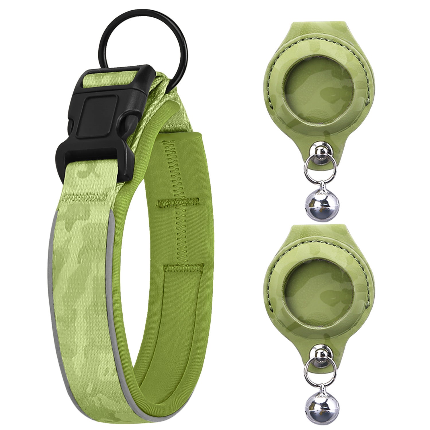 Airtag Tracker Protective Nylon Pet Collar+ Free Airtag holder