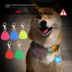 Silicone Triangle Light Pendant for Pets