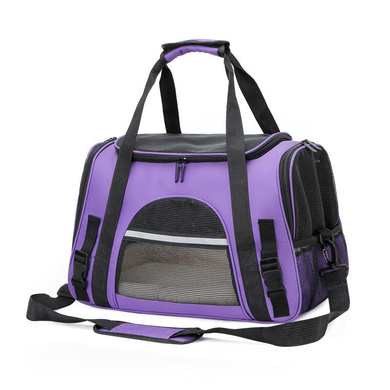 Multifunctional Pet Shoulder Bag – Large-Capacity Portable Carrier