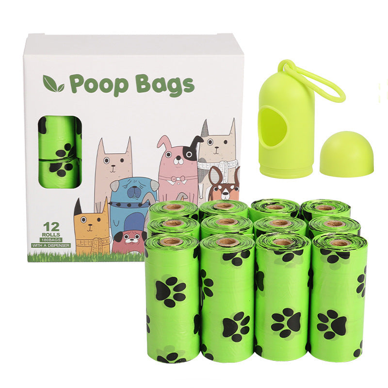 Eco Poop Bags – Degradable Rolls with Optional Dispenser