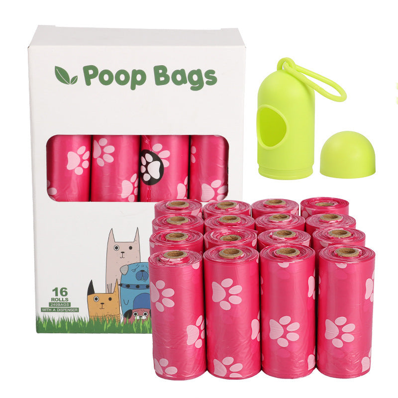 Eco Poop Bags – Degradable Rolls with Optional Dispenser