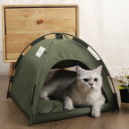 CampNest Portable Tent Pet Bed with Cooling Cushion