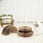 ScratchNest Foldable Cat Scratching Board with Ball