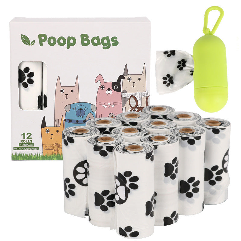 Eco Poop Bags – Degradable Rolls with Optional Dispenser