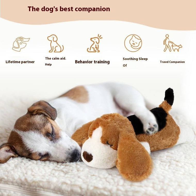 Pet Heartbeat Plush Toy & Comfort Sleep Companion