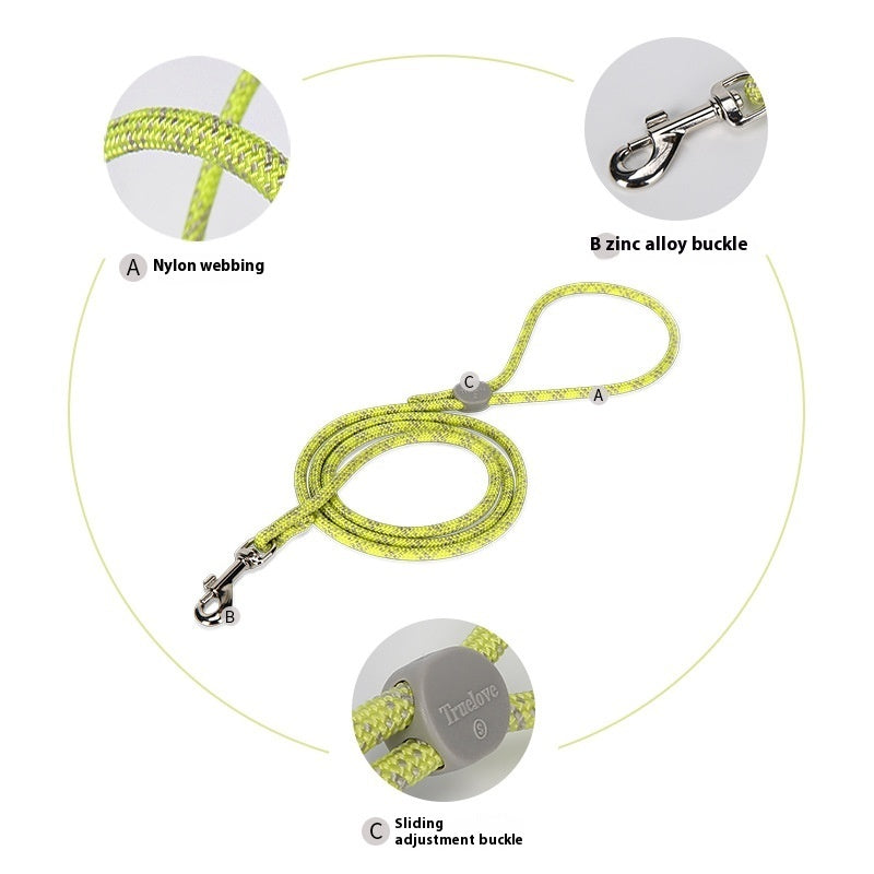 Truelove Durable Rope Dog Leash – Hands-Free & Reflective Design