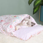 Winter Warm Cat Cave Bed – Removable & Washable Design