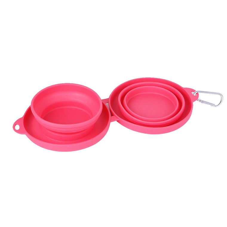 Portable Double Feeding Bowl