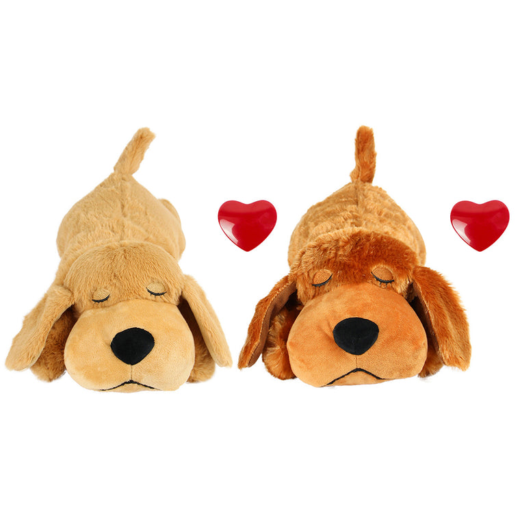 Heartbeat Plush Dog Toy & Comfort Companion