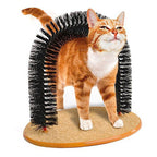 2-in-1 Cat Grooming Arch & Scratcher Toy
