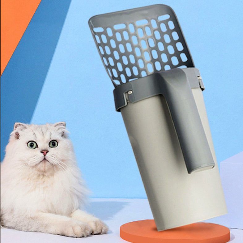 Cat Litter Scoop with Storage Box – Integrated Set