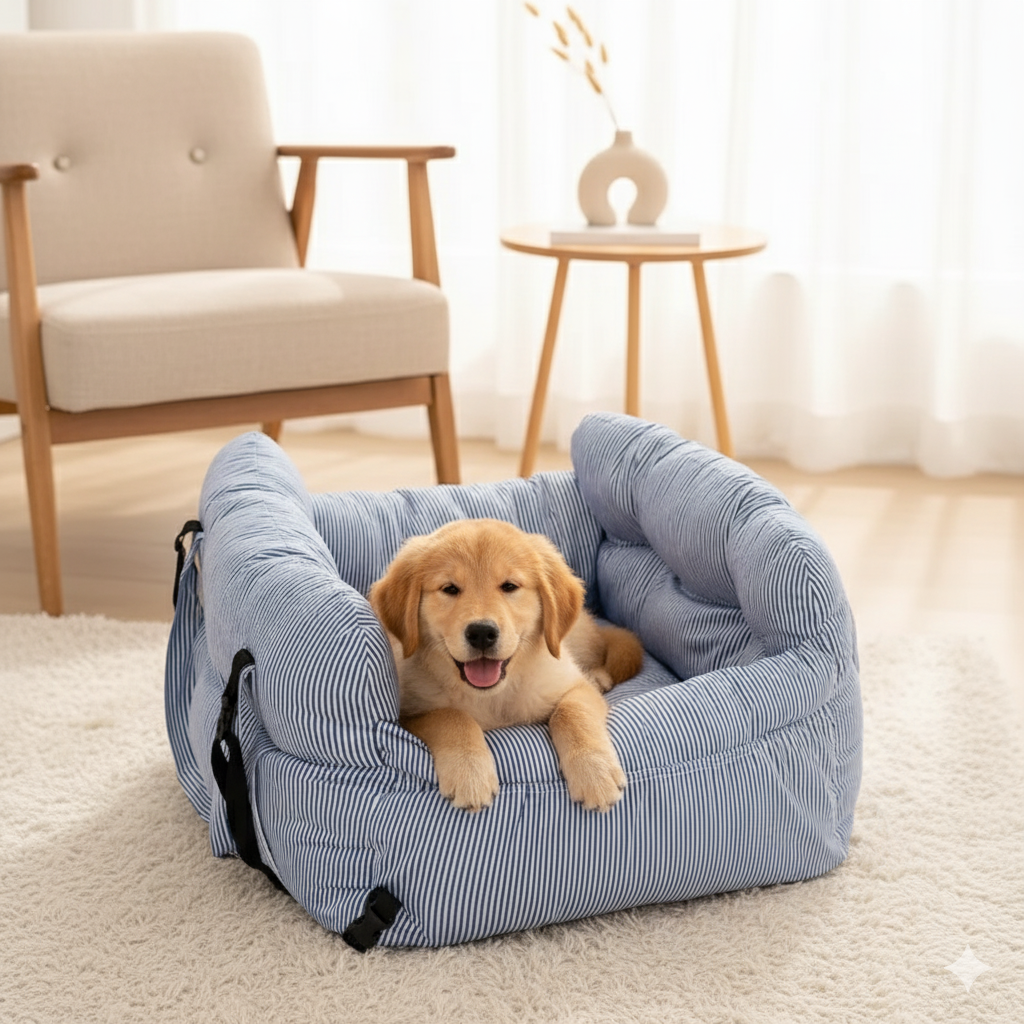RideNest Dog Car Seat & Travel Bed