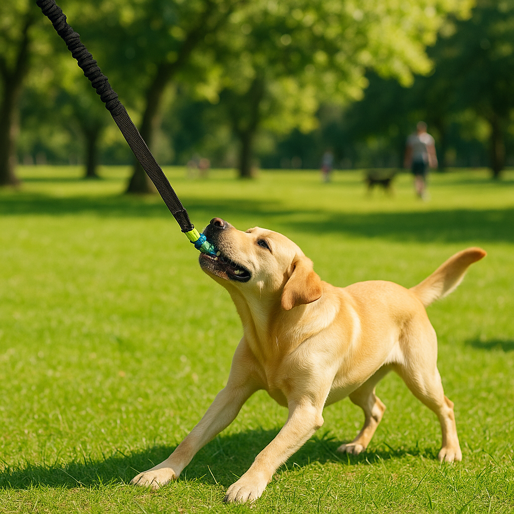 Outdoor Stretch Rope Pet Toy, 140–240 cm