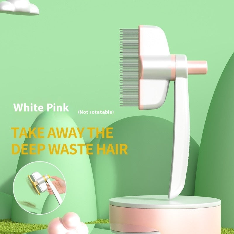 Self-Cleaning Pet Comb for Cats & Dogs