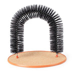 2-in-1 Cat Grooming Arch & Scratcher Toy