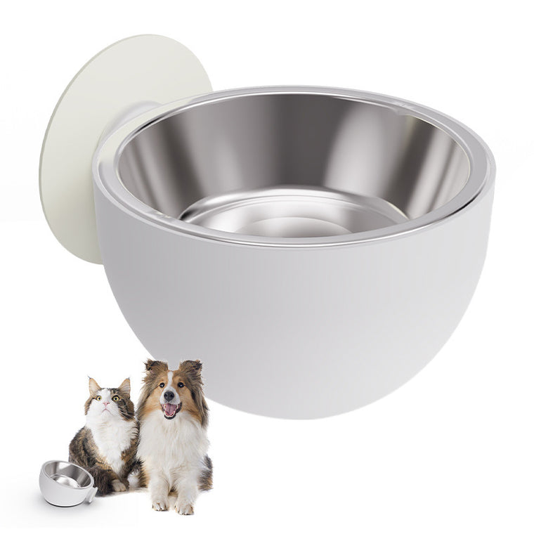 Magnetic Suction Pet Feeder Bowl