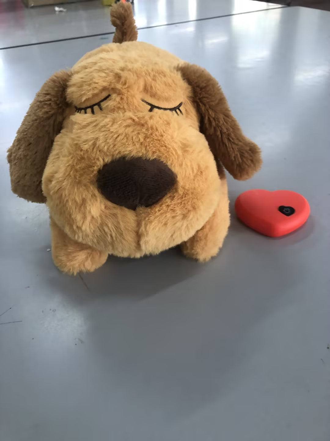 Heartbeat Plush Dog Toy & Comfort Companion