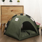 CampNest Portable Tent Pet Bed with Cooling Cushion