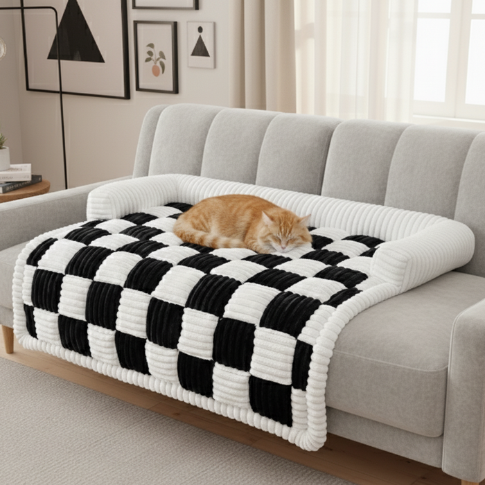 Cozy Plush Pet Sofa Bed