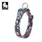 Truelove Floral Dog Collar, Adjustable Soft Cotton Design
